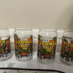 Advertising Tumblers Glass Brewing Colorful 