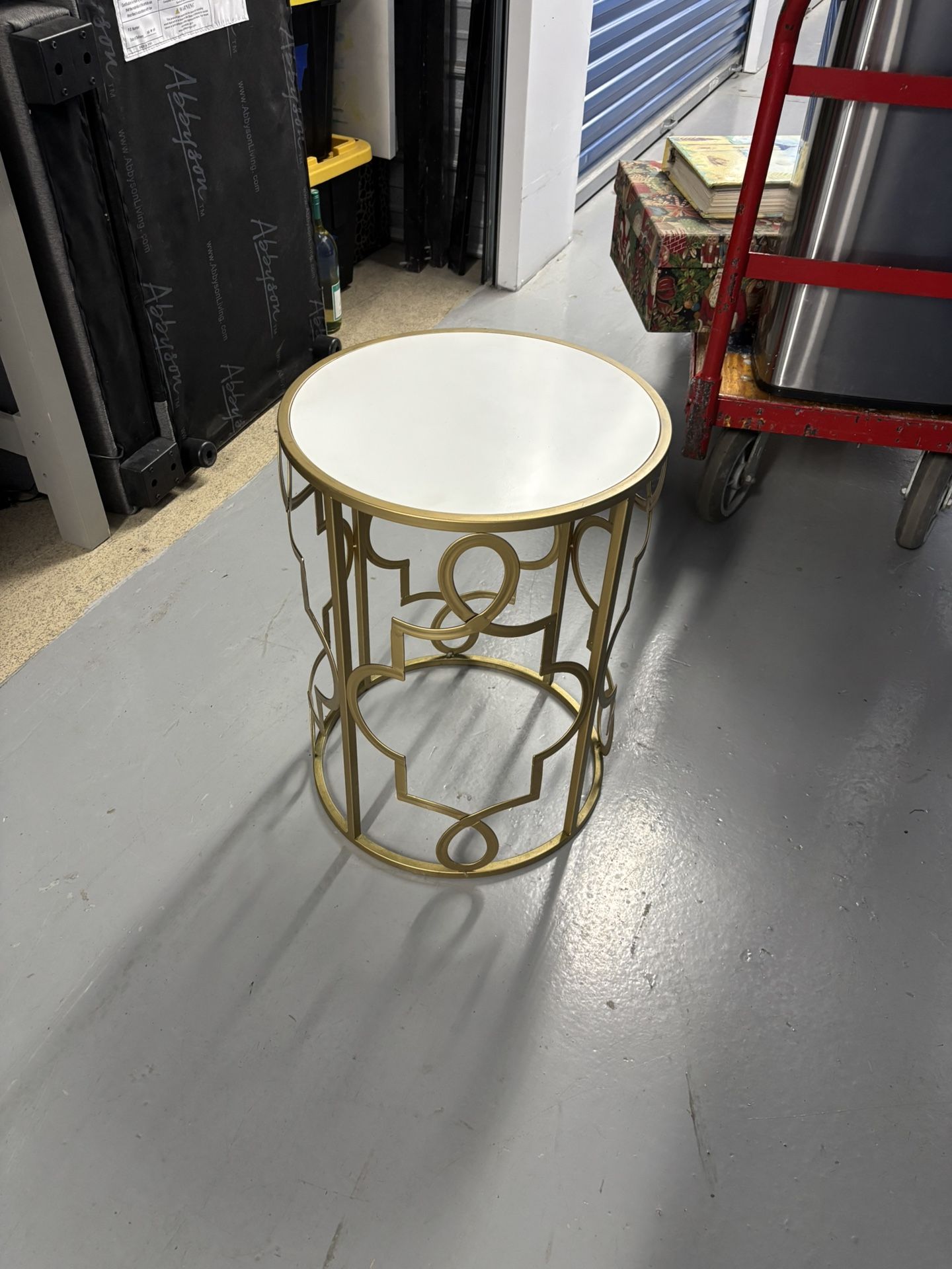 Gold Plated Round Table