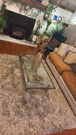 Modern Glass Top Coffee Table – Sturdy & Stylish