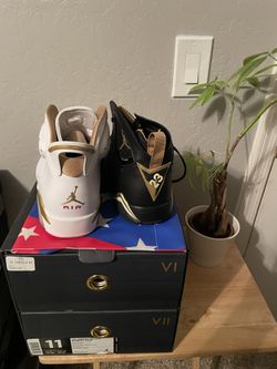 Size 11 - Air Jordan 7/6 (BOTH) Retro Golden Moments Pack NEW DS!!!