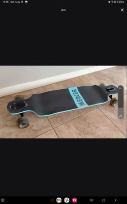 Mercer Rex Wizard 38" Double Drop Through Longboard Complete Skateboard.