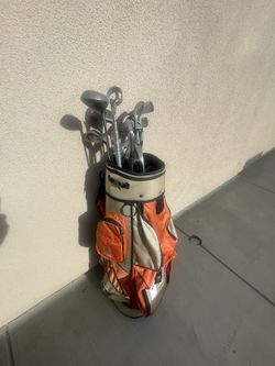 FILA Golf Bag With Clubs 