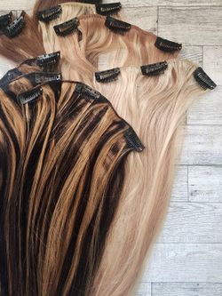 18 inch 9 pc set brand new 100% Human hair