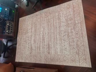 Area Rug 5x7 *NEW* Boho Beige