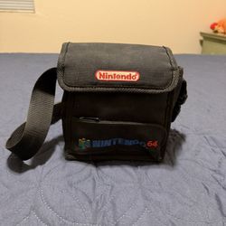 OEM Vintage Genuine Nintendo 64 Soft Carrying Case Travel Bag for N64 acessories
