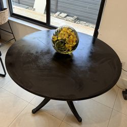 Black Dinning Table 