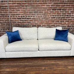 Delivery Available Abbyson Light gray sofa couch