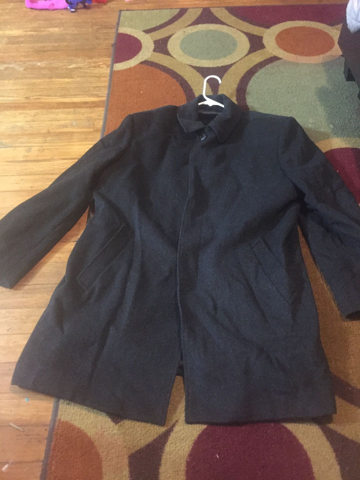 Luxury wool coat nautica large