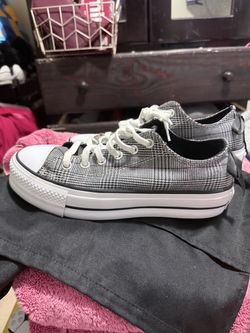 Converse Chuck Taylor Low Top Plaid Sneakers