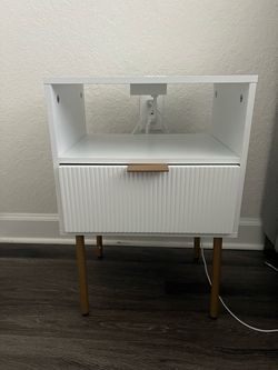 Nightstand with charging station