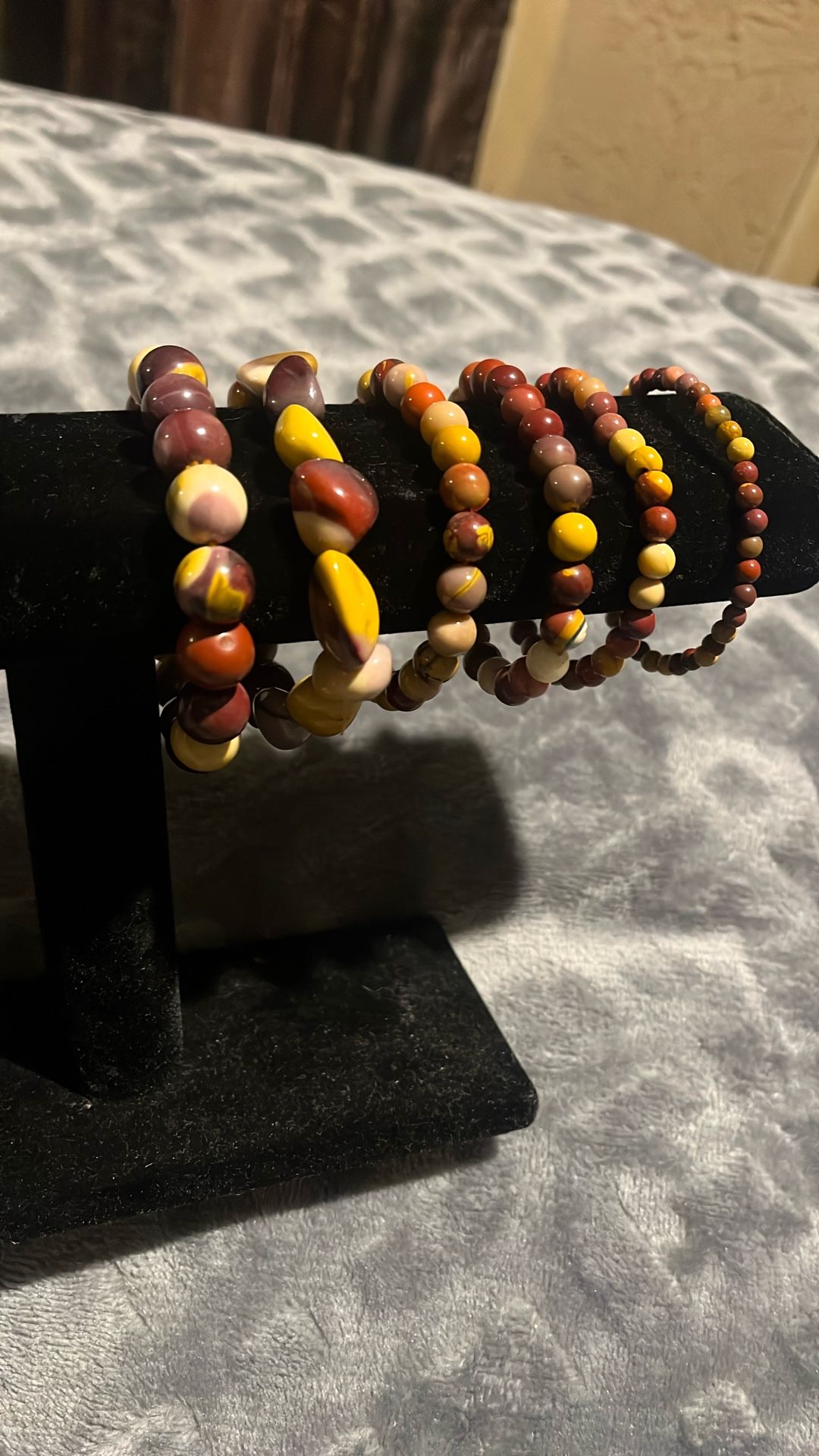 Mookaite Stone Bracelet Lot