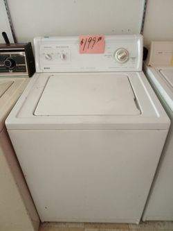 Kenmore Washing machine Washer white ex large heavy duty excellent . Warranty . Delivery available . 2203 Fowler st. Ft. Myers 33901