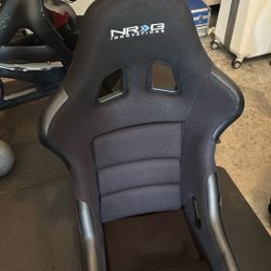 NRG Bucket seats with brackets and rails 