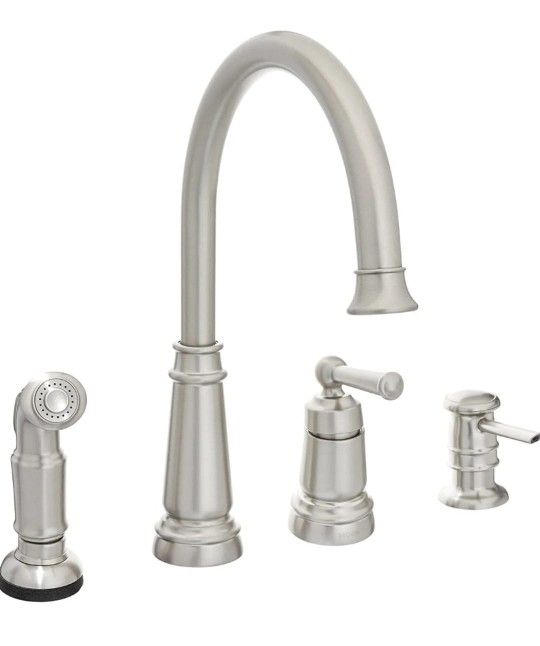 Moen 87042SRS Edison One-Handle High Arc Kitchen Faucet #1012