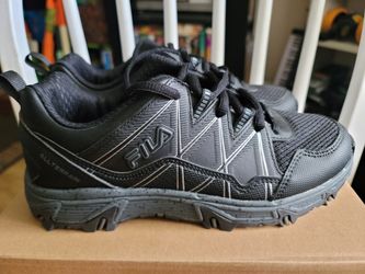 Black Unisex FILA Shoes Big Kids 4