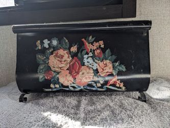 Antique Iron Basket/Tool Box/Vintage 