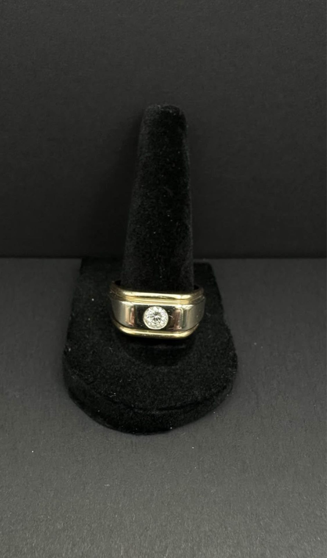 40pt diamond in 10k yellow gold band