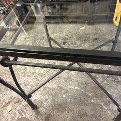 Glass End Table