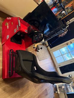 Thrustmaster TS-XW driving sim set up