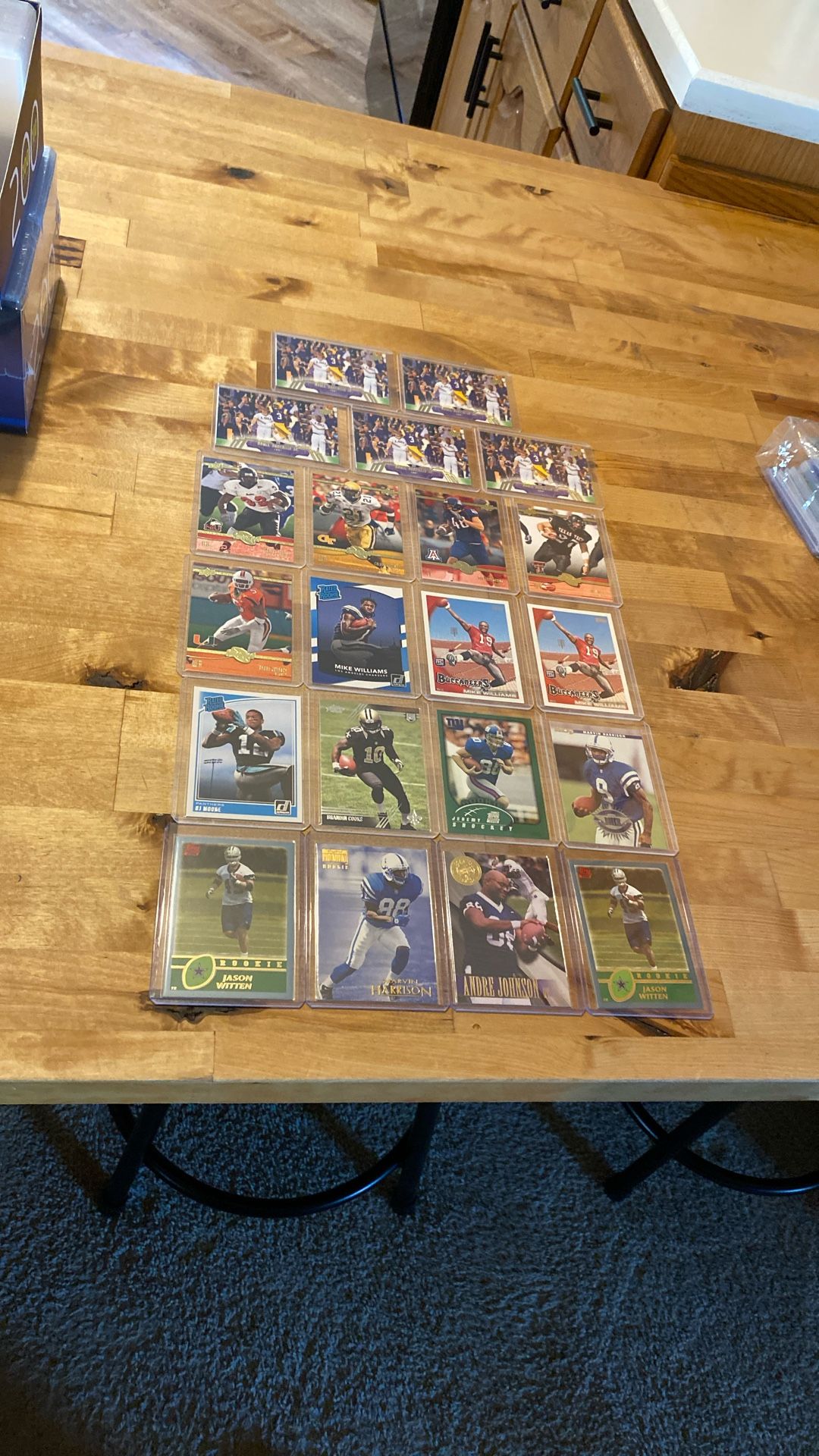 Nfl Offensive Lot Now & Then (21) Cards