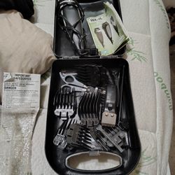 WAHL HAIR TRIMMER WITH FACIAL HAIR TRIMMER INCLUDED.