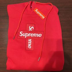 Supreme Cross Box Hoodie 