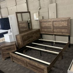 Brown Queen Bedroom Set 