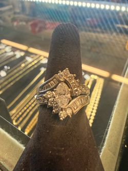 14KT White Gold Engagement Ring W/ Marquise Cut Diamond 43387-1