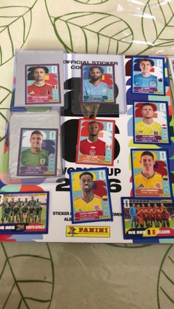 World Cup panini stickers colors borders