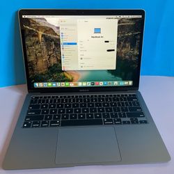 Apple MacBook Air 13 (2020 Model/ M1 chip) 8GB Memory 128GB storage works perfect (85% + battery) 