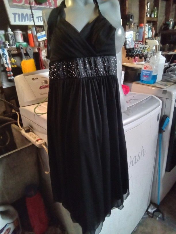 Black Sexy Cocktail Dress Size M