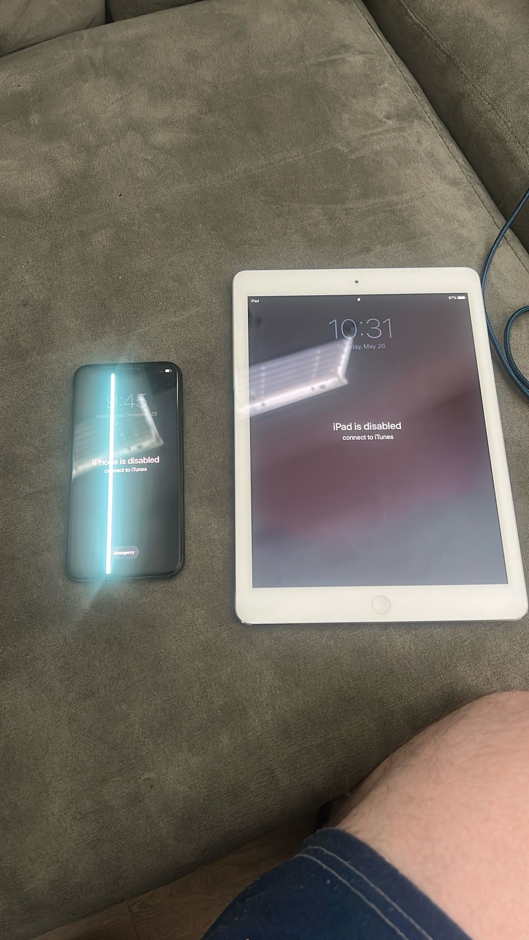 iPhone X And iPad (disabled)