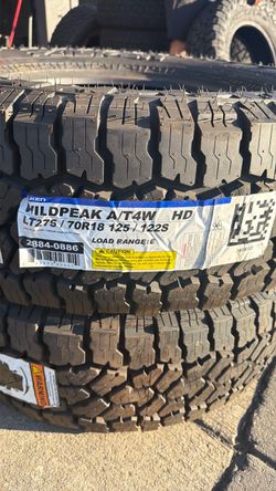 (2).  Falken Wildpeak A/T4W HD LT275/70R18 Tires