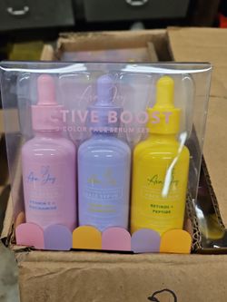 active boost face serum set