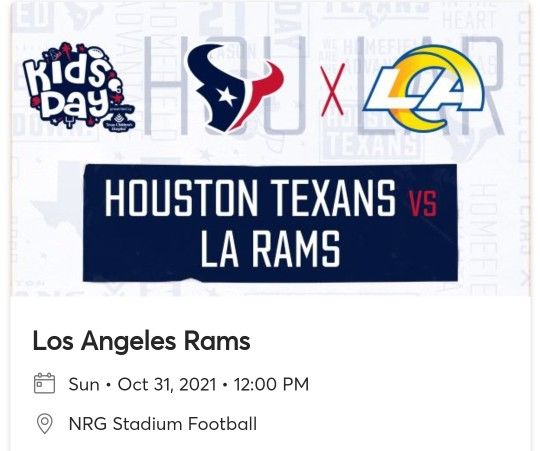 Texans Tickets 