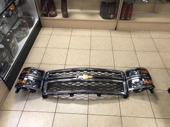 Silverado 2015 grille & hedlamps