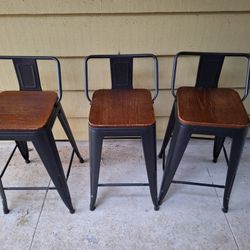 3 Barchairs