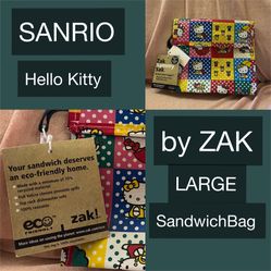 Sanrio Hello Kitty ZAK Brand Eco Sandwich Bag BRAND NEW