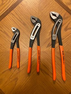 Klein 3 piece Classic Klaw Pump Pliers Set