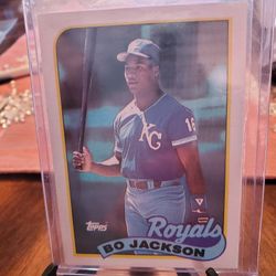 Bo Jackson Error '89 Topps Baseball Card 