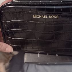 Michael Kors Croc Embossed Clutch/Wristlet