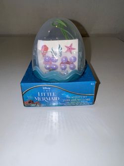 Disney The Little Mermaid DIY activity 5” Terrarium Globe