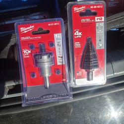 Milwaukee Step Bit And Hole Saw