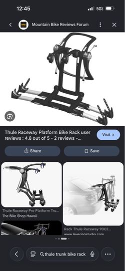 Thule Raceway Platform Trunk Bike Rack