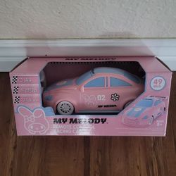 Hello Kitty Sanrio My Melody Pink & Blue Remote-Control High Speed Racing Car Toy New ( Price Firm).