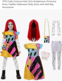 Sally Costume - Fits - 11 Year Old.