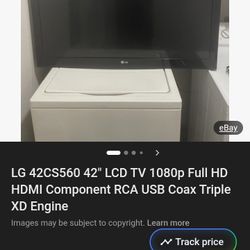 LG 42cs560  42" Full Hd Television 