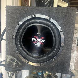 Sony Xplod 1200w Subwoofer with box 