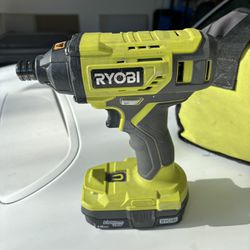 Ryobi Drills with two batteries and charger