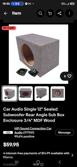 Subwoofer box 12